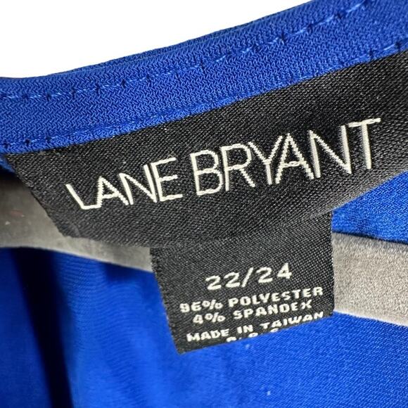 Lane Bryant Royal Blue Dressy Top 22/24 - Picture 4 of 5
